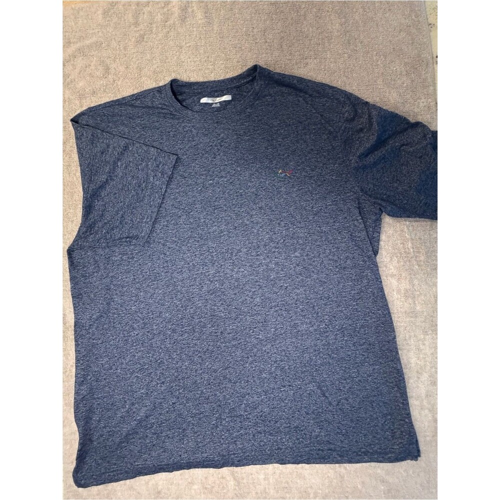 Greg-norman-collection Men's Blue and Navy T-shirt-XL